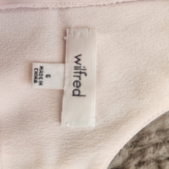 Wilfred Light Pink Mini Dress Size 6 - Picture 9 of 9